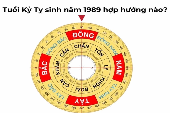 Tuổi Kỷ Tỵ năm 1989 nam giới hợp với hướng nhà nào?