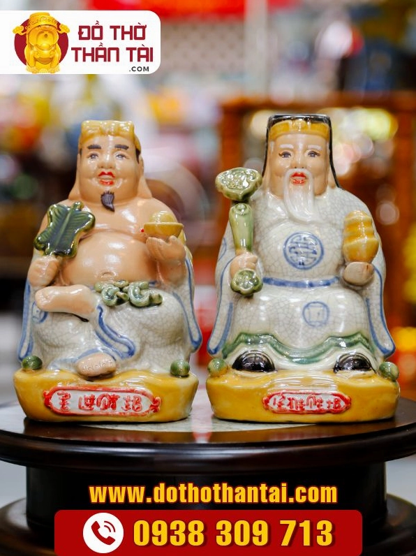 Tượng ông Địa, Thần Tài gốm Bát Tràng