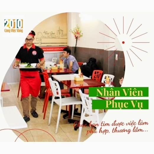 Tuyển dụng nhân viên phục vụ quán phở