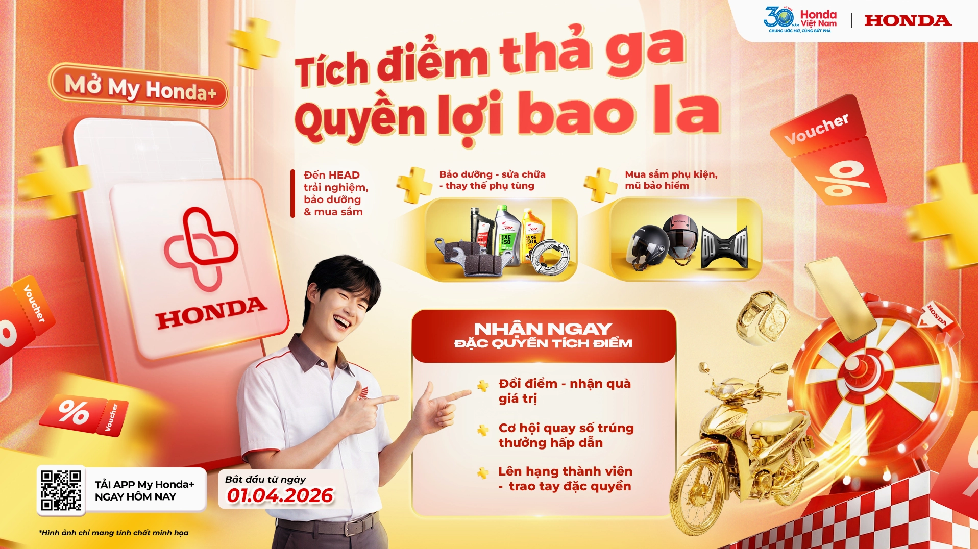 Ưu đãi và tiện ích với My Honda+ tại Cao Sơn