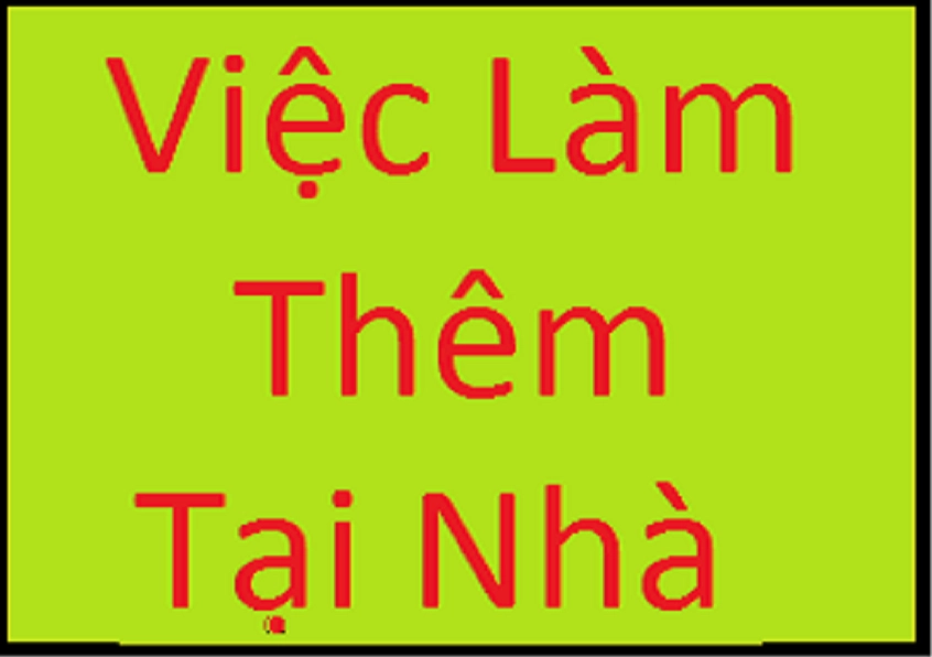 việc làm thêm tại nhà