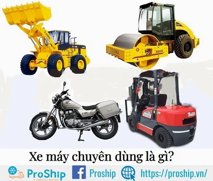 Xe máy chuyên dùng là xe gì và gồm những loại nào?
