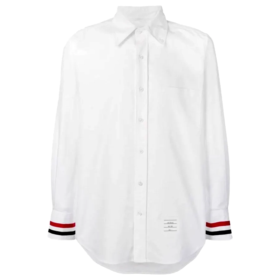Áo sơ mi Thom Browne trắng cổ điển