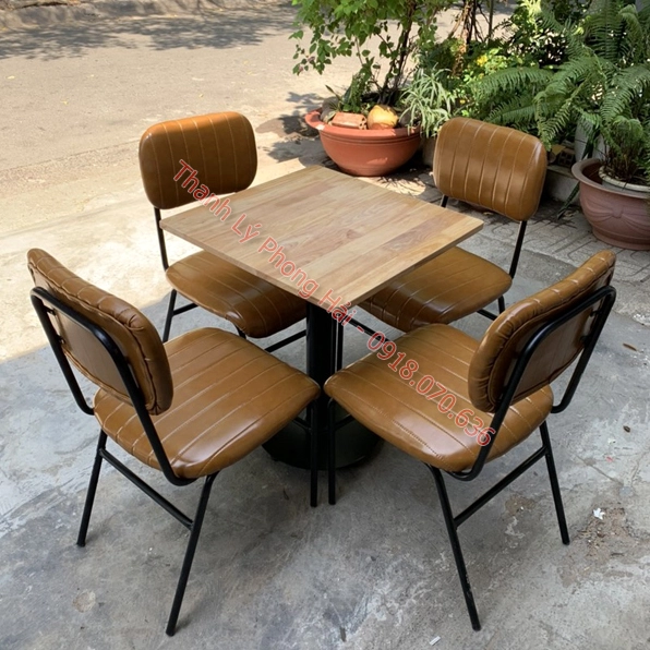 Bàn ghế cafe phong cách hiện đại