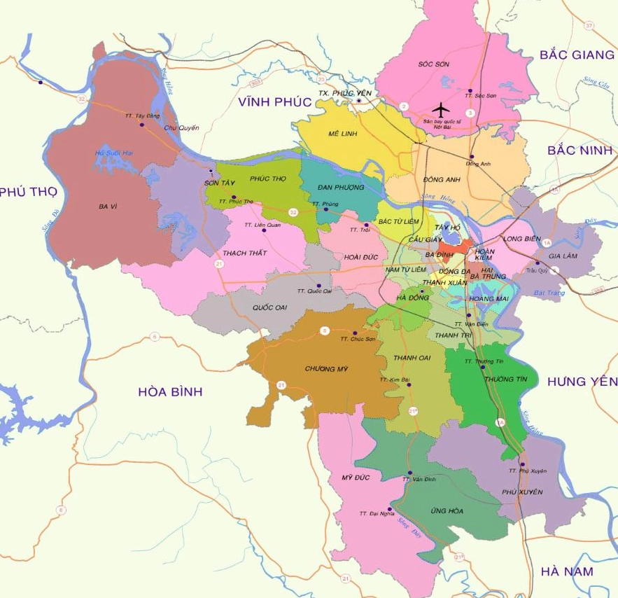Bản đồ vị trí Hà Giang trên bản đồ Việt Nam