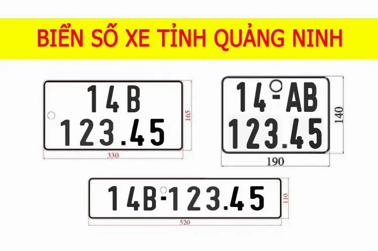Biển số xe 14 của Quảng Ninh