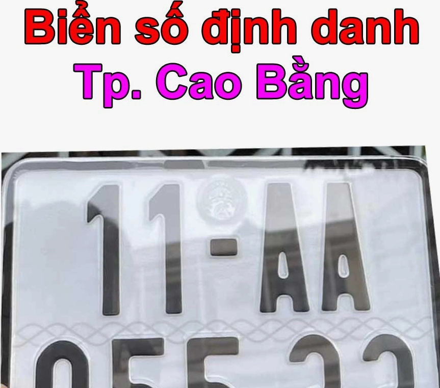 Biển số xe ô tô Cao Bằng