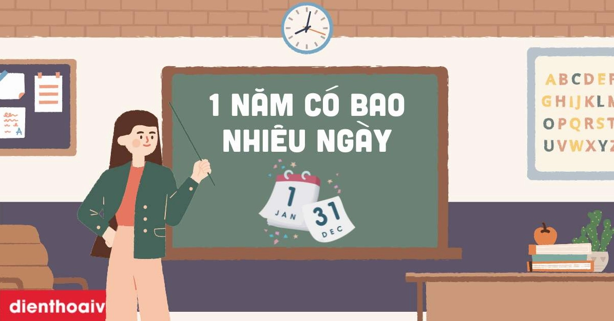 Biểu đồ các tháng trong năm và số ngày tương ứng