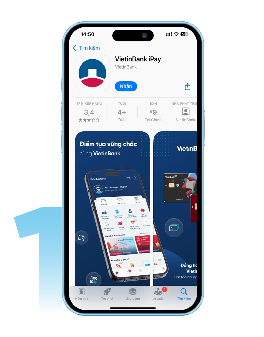 Biểu tượng bảo mật của VietinBank iPay