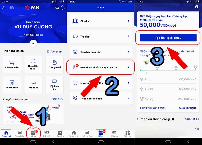 Biểu tượng MB Bank và các ưu đãi hấp dẫn