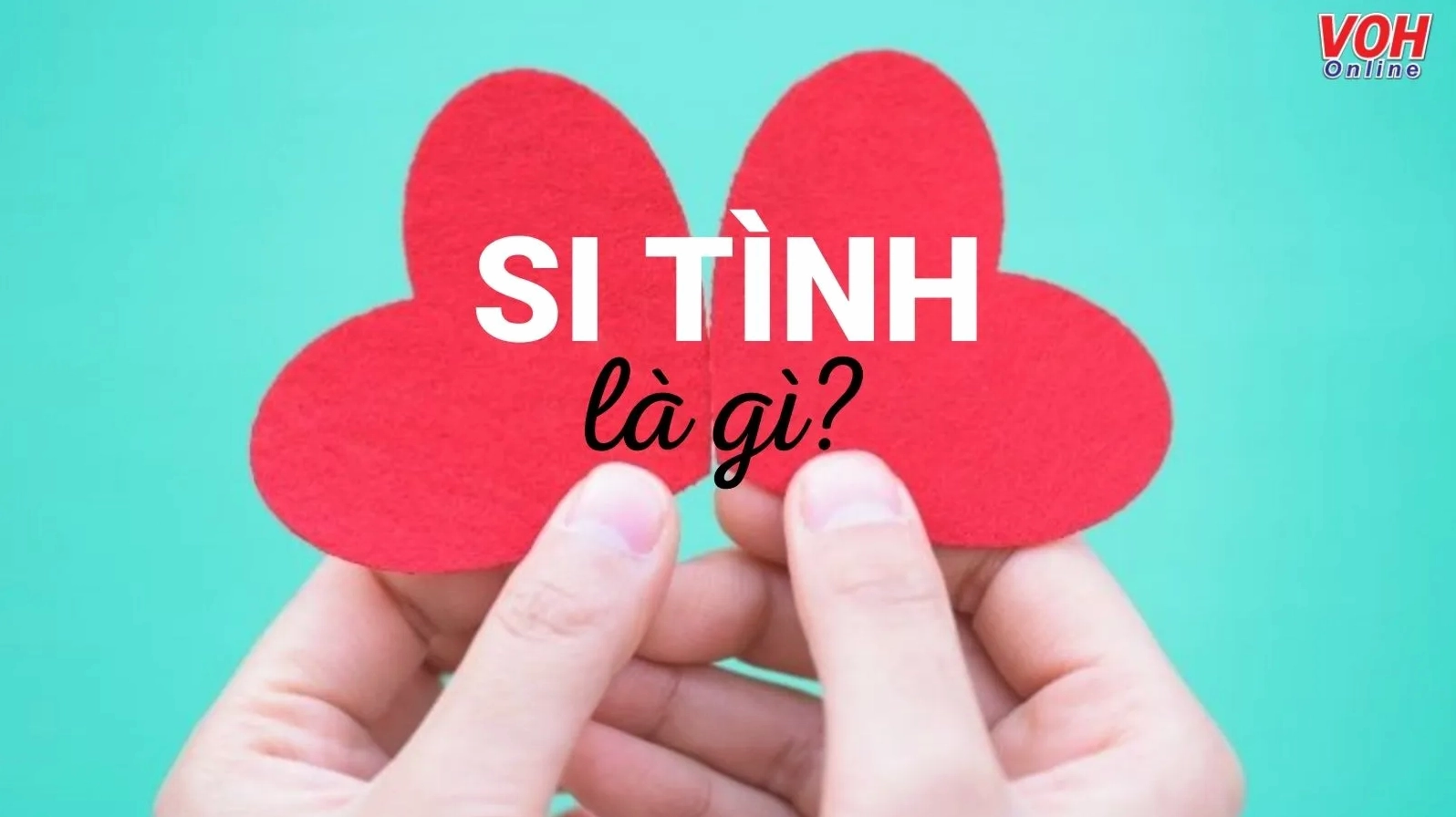 Biểu tượng trái tim tan vỡ thể hiện sự đau khổ trong tình yêu