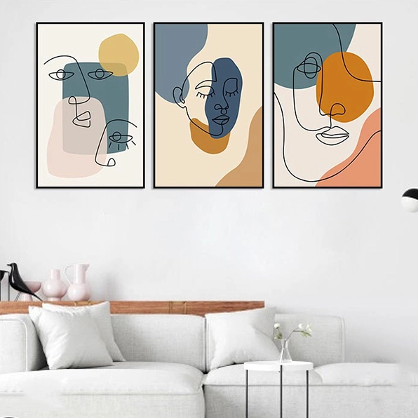 Bộ tranh treo tường decor hiện đại