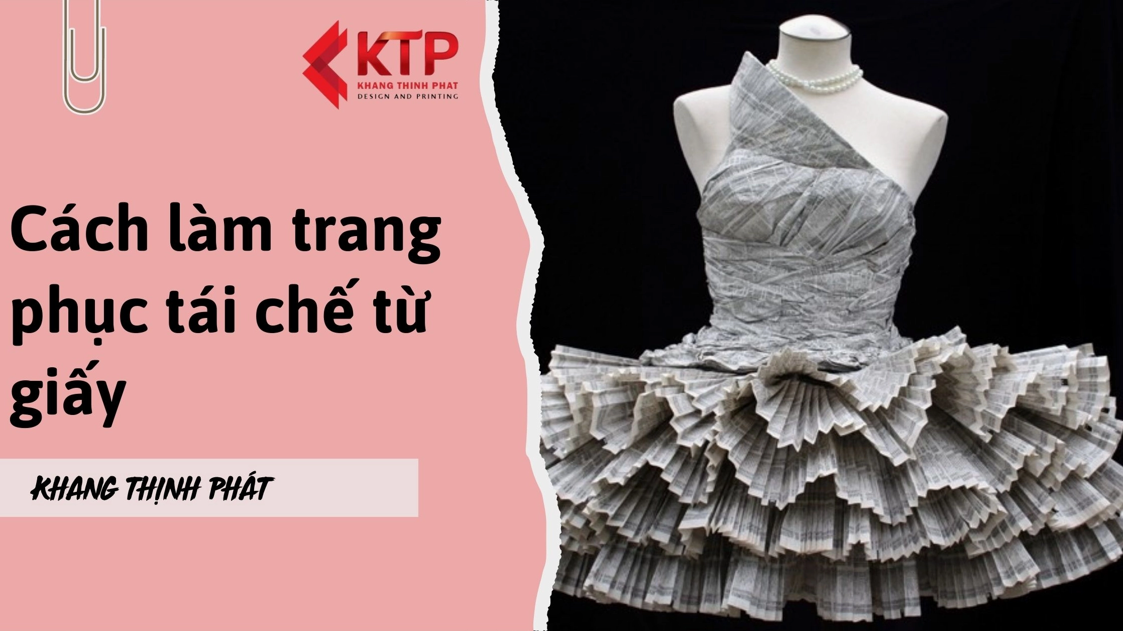 Các sản phẩm thời trang độc đáo làm từ giấy tái chế