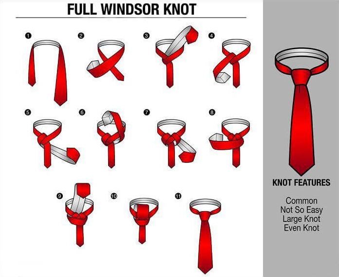 Cách thắt cà vạt Half Windsor chuẩn đẹp