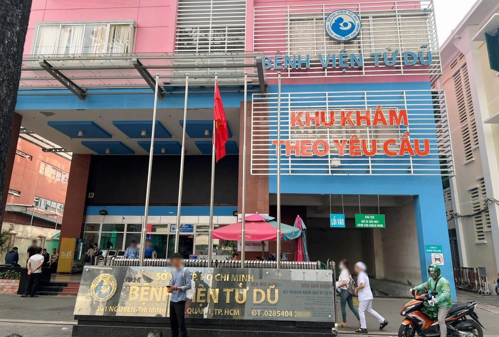 Cận cảnh một khu vực làm việc tại Bệnh viện Từ Dũ
