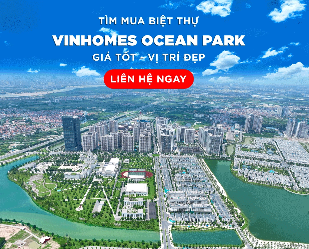 Cận cảnh một phần kiến trúc biệt thự tại Vinhomes Ocean Park