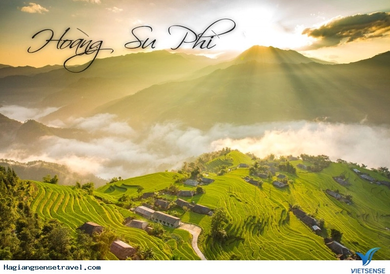 Cảnh quan hùng vĩ của Hoàng Su Phì với ruộng bậc thang