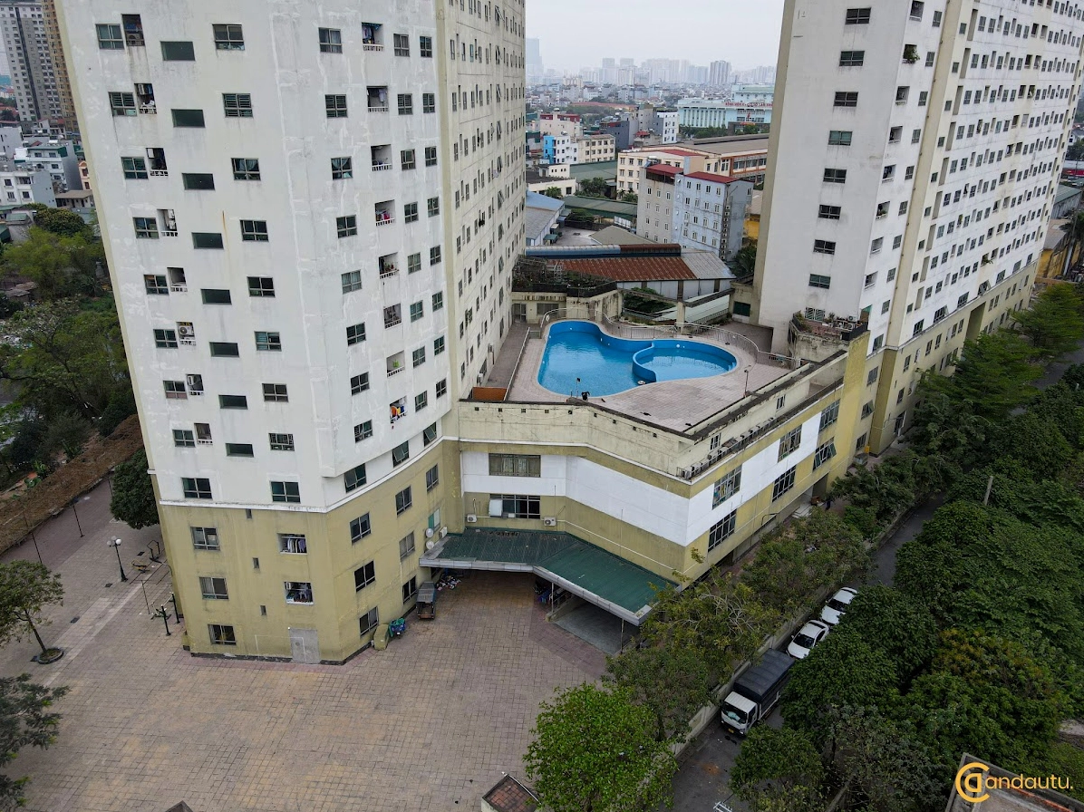 Cảnh quan khu vực chung cư Sông Nhuệ