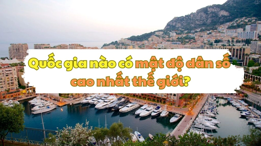Cảnh quan đô thị đông đúc của Monaco