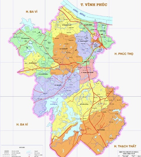 Cảnh quan thị xã Sơn Tây, Hà Nội