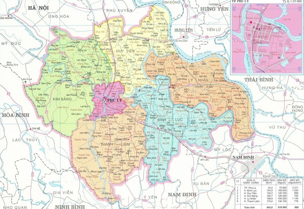 Cảnh quan thiên nhiên Hà Nam