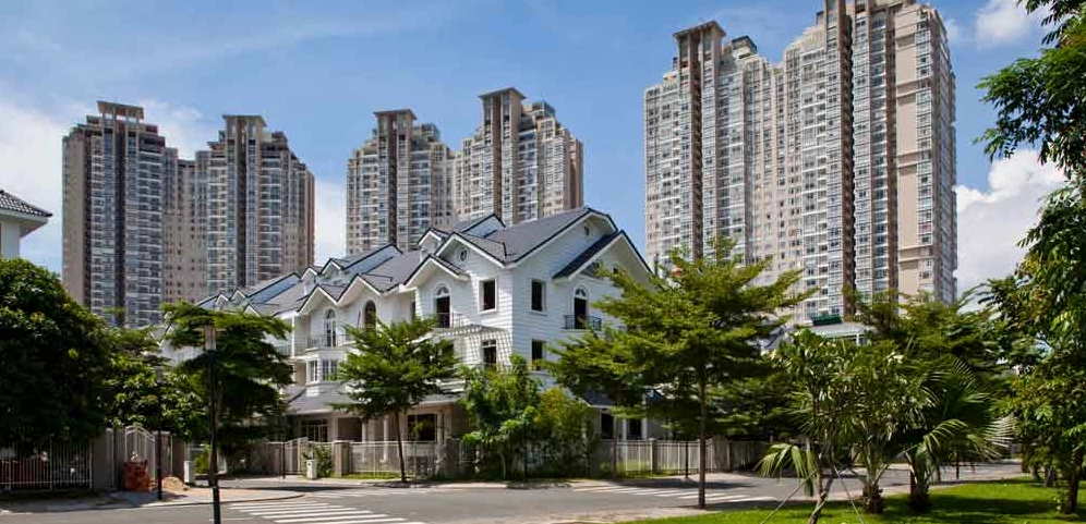 Cảnh quan xanh mát tại Sài Gòn Pearl