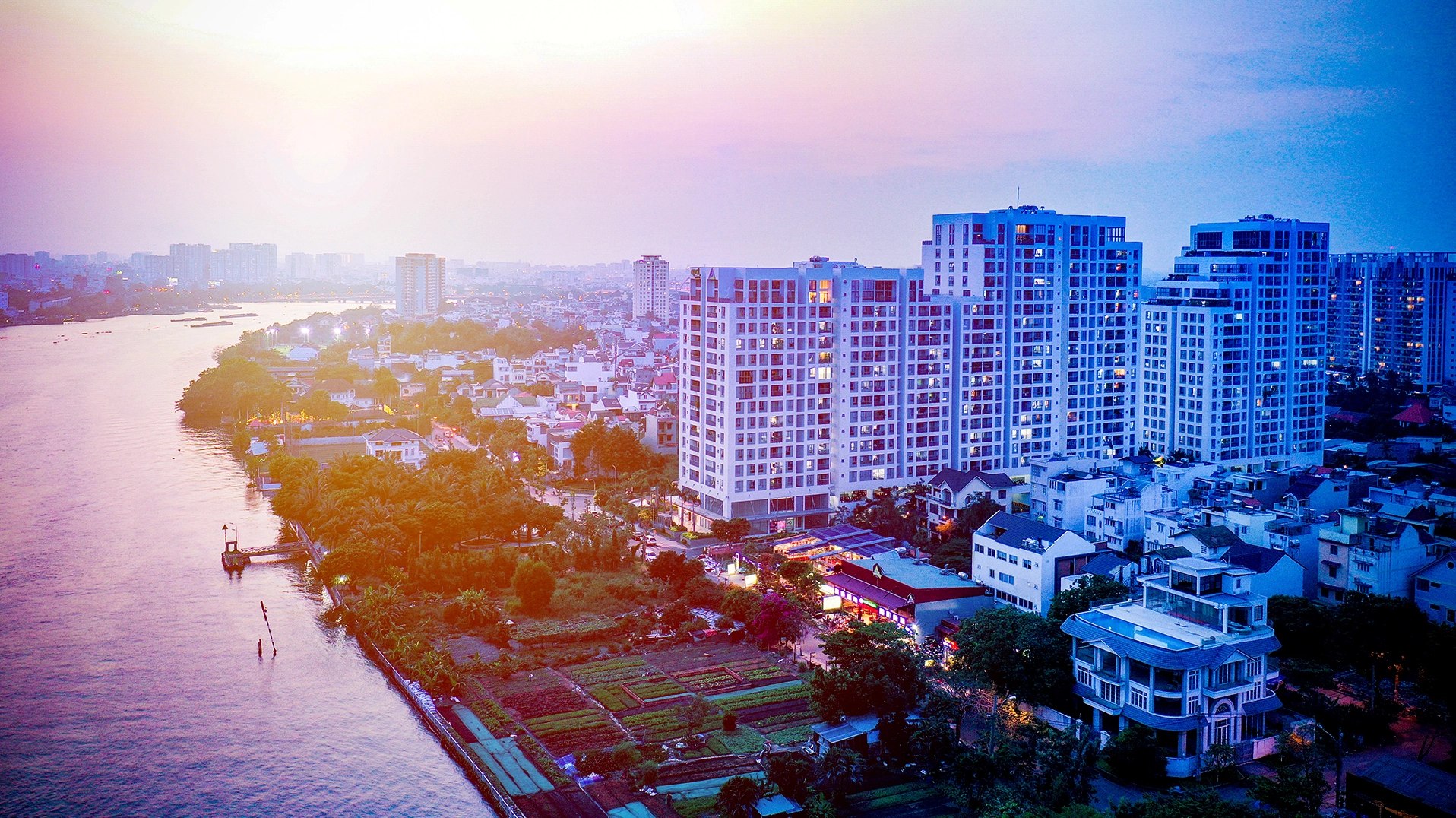 Cảnh quan xung quanh dự án Opal Riverside
