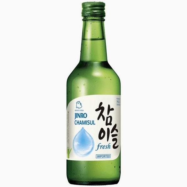 Chai rượu Jinro Chamisul Fresh