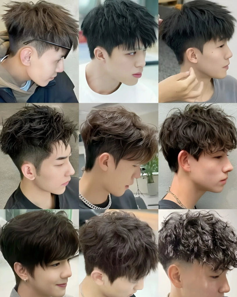 Chàng trai với kiểu tóc Side Part lịch lãm