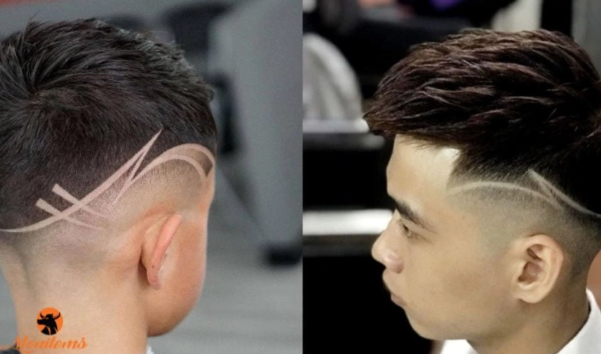 Chọn kiểu kẻ vạch tóc nam phù hợp