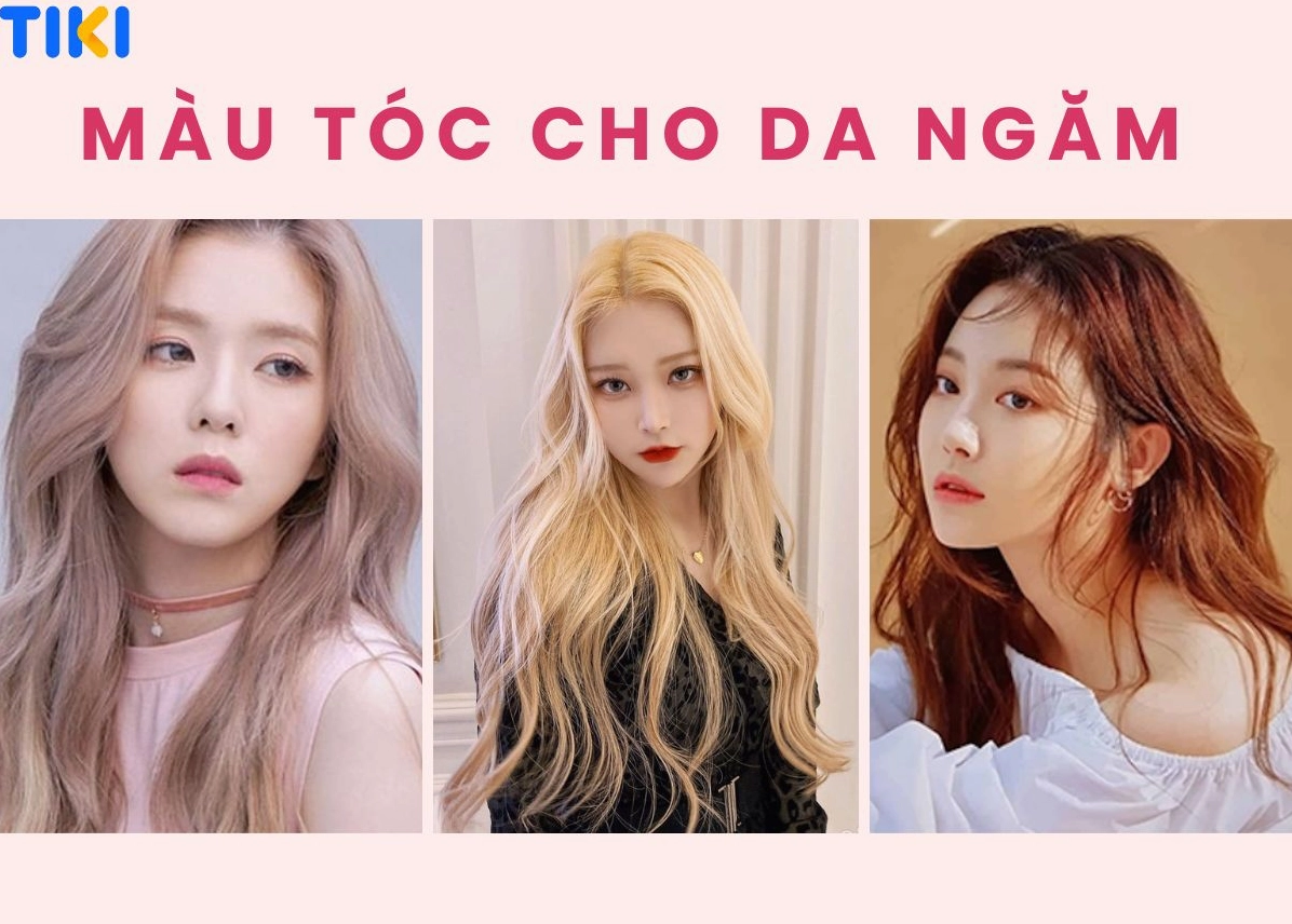 Cô gái da ngăm với kiểu tóc highlight màu khói