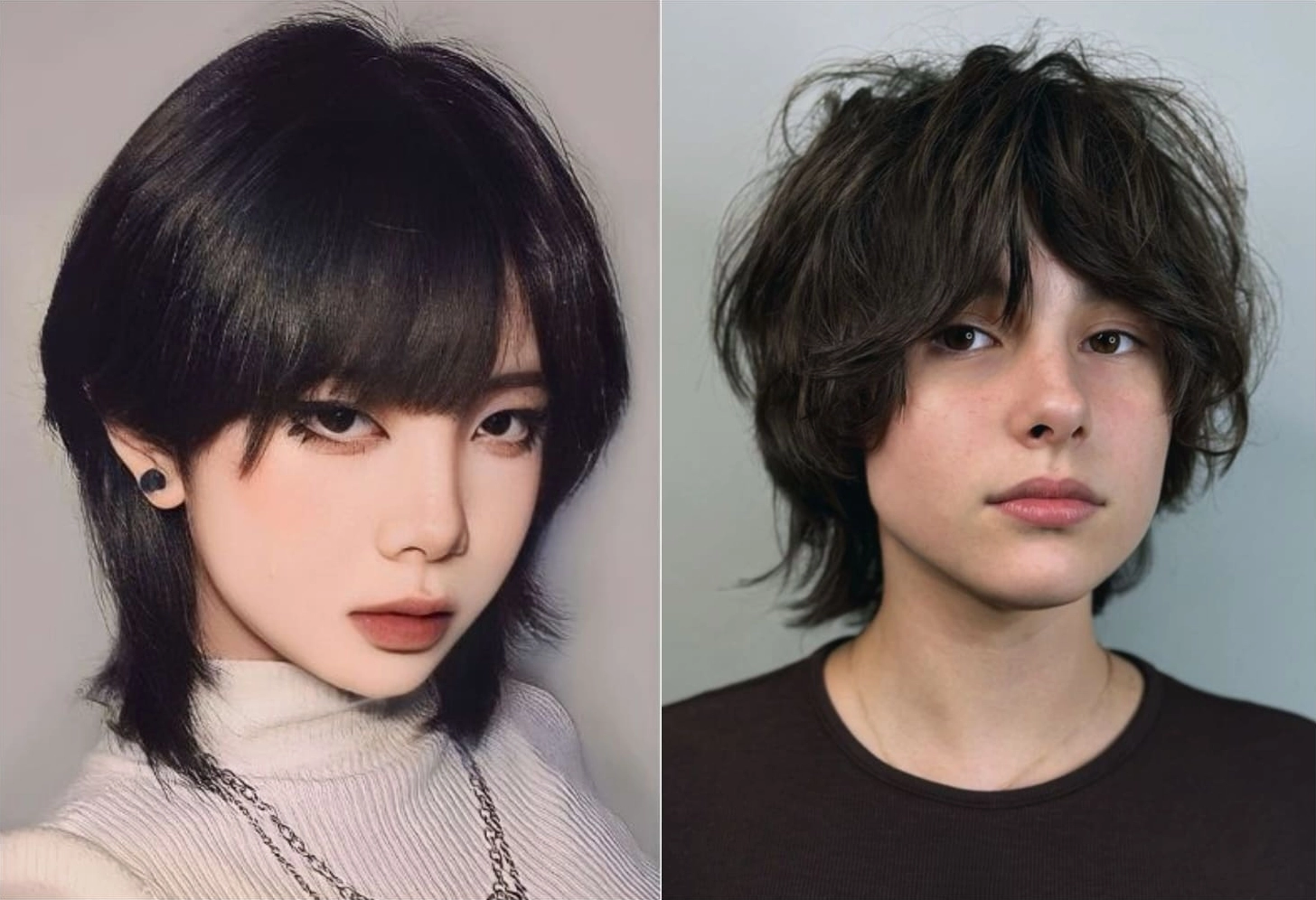 Cô gái tự tin khoe mái tóc mullet ngắn nữ