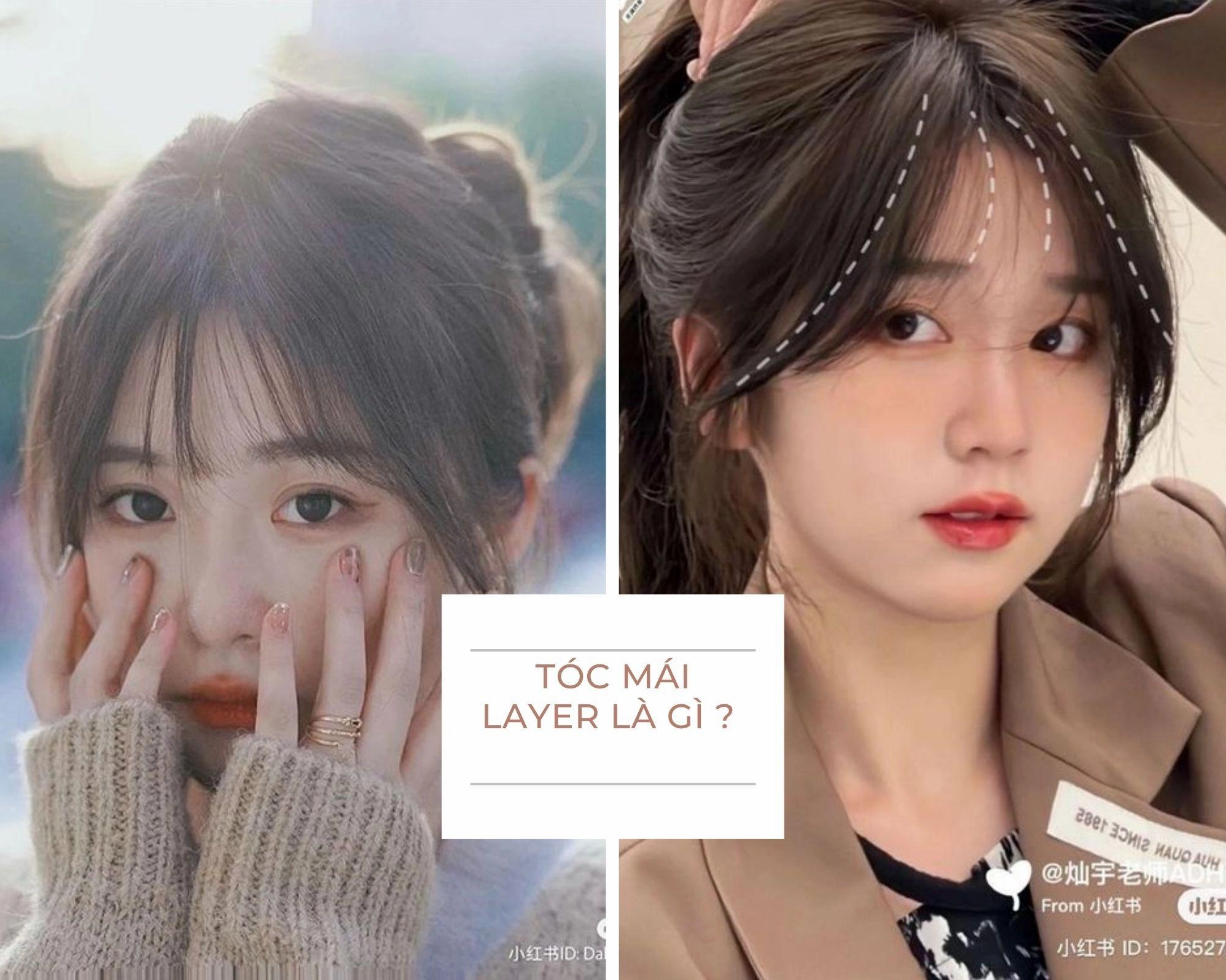 Cô gái với mái tóc layer bồng bềnh tự nhiên