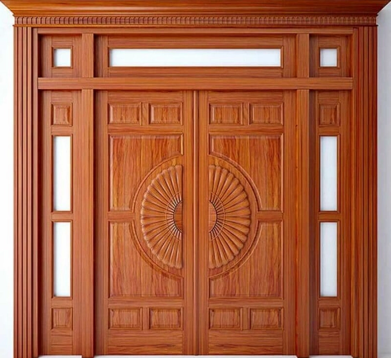 Cửa gỗ tự nhiên phòng ngủ