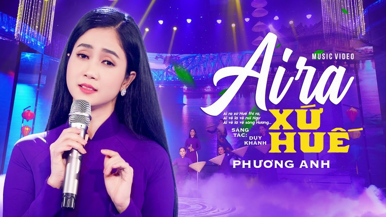 Dòng sông Hương thơ mộng nhìn từ xa