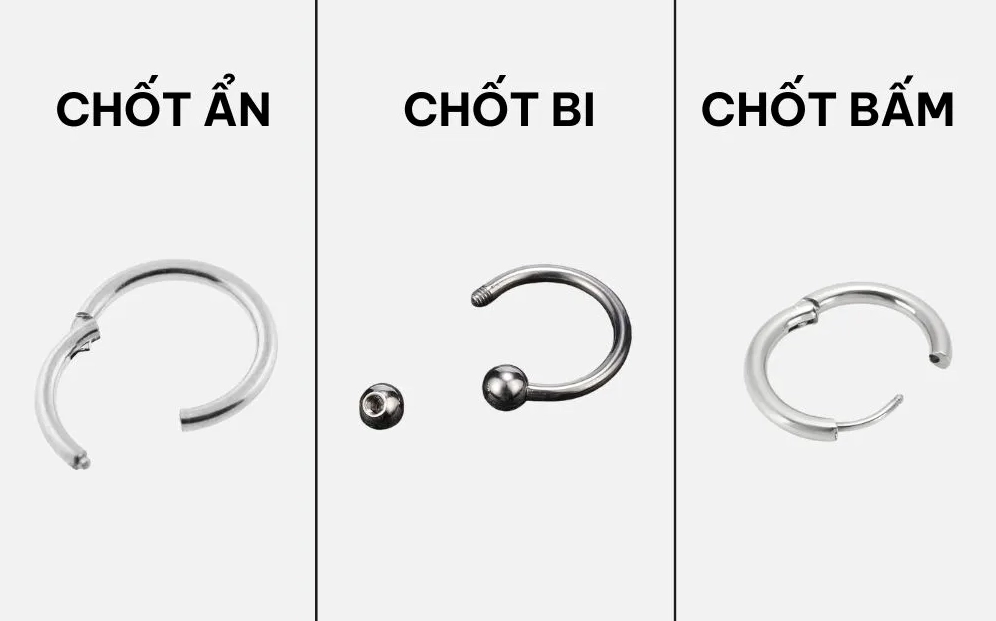 Dùng vật mỏng hỗ trợ tháo bông tai