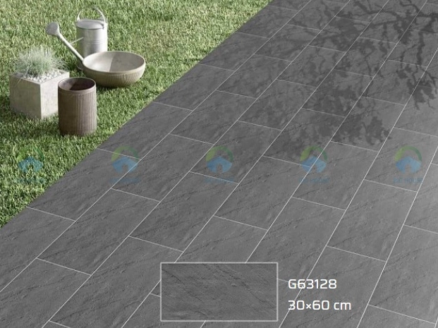 Gạch lát sân vườn Taicera với họa tiết giả đá tinh tế