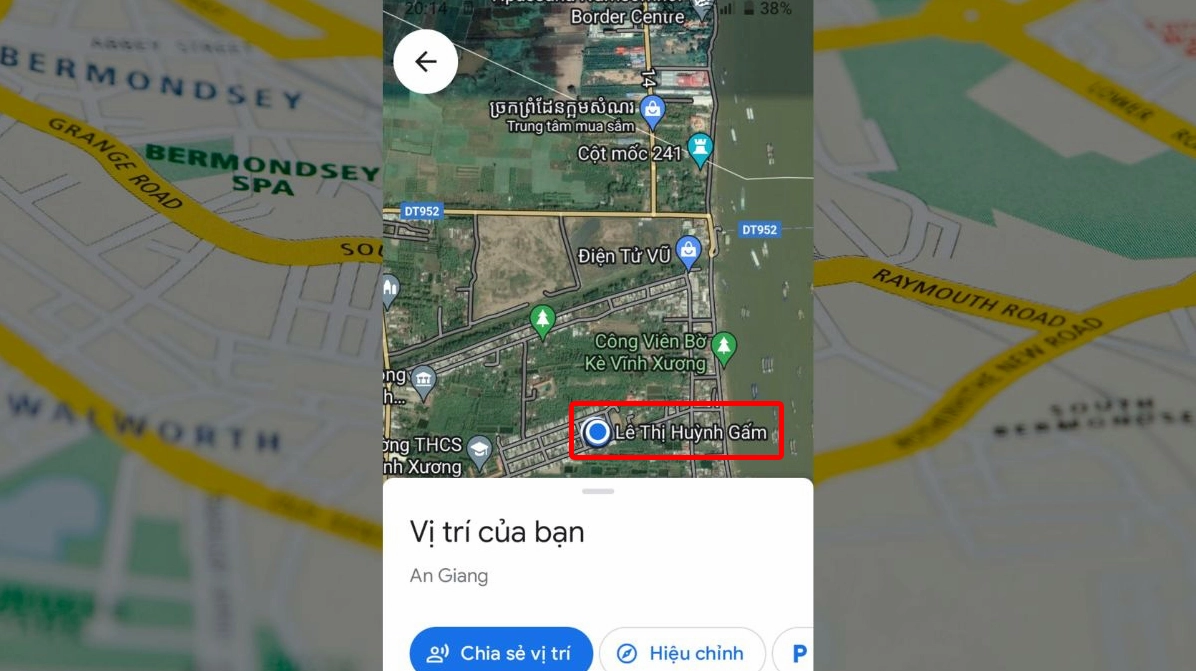 Giao diện Google Maps với chỉ đường AR