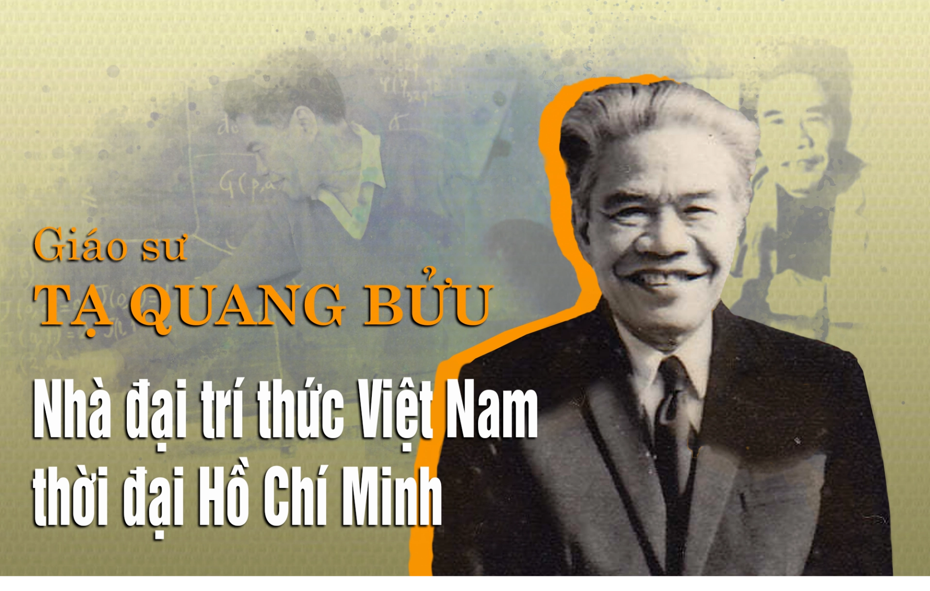 Giáo sư Tạ Quang Bửu trong một buổi làm việc