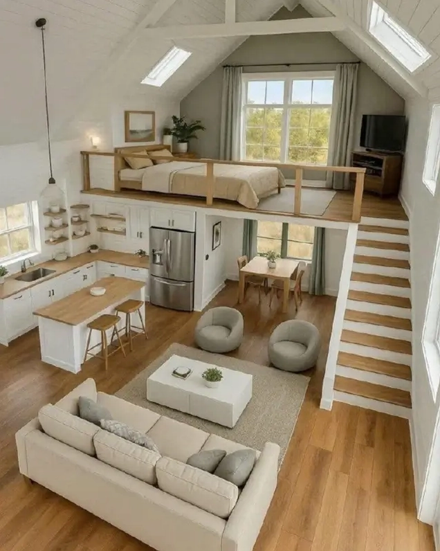 Góc đọc sách ấm cúng với phong cách Cozy