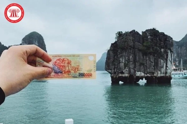 Hình ảnh mặt sau tờ 200.000 đồng Việt Nam