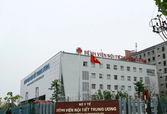 Hình ảnh mặt trước Viện Nội Tiết Trung Ương