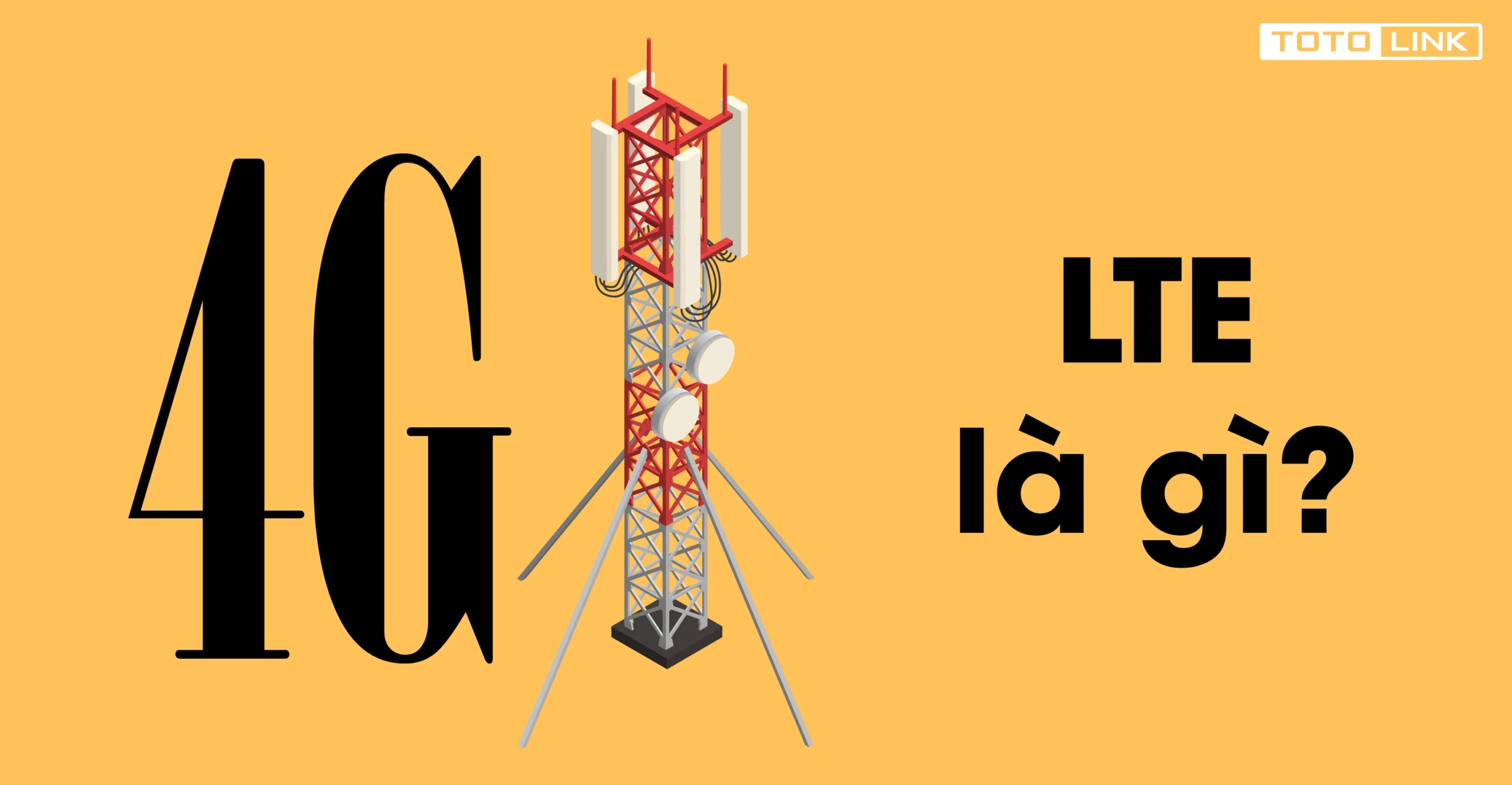 Hình ảnh minh họa khái niệm mạng LTE