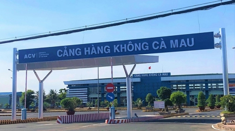 Hình ảnh tổng quan sân bay Cà Mau