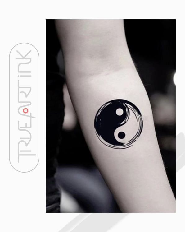Hình xăm biểu tượng Âm Dương