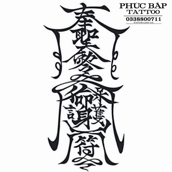 Hình xăm bùa may mắn hình thần tài