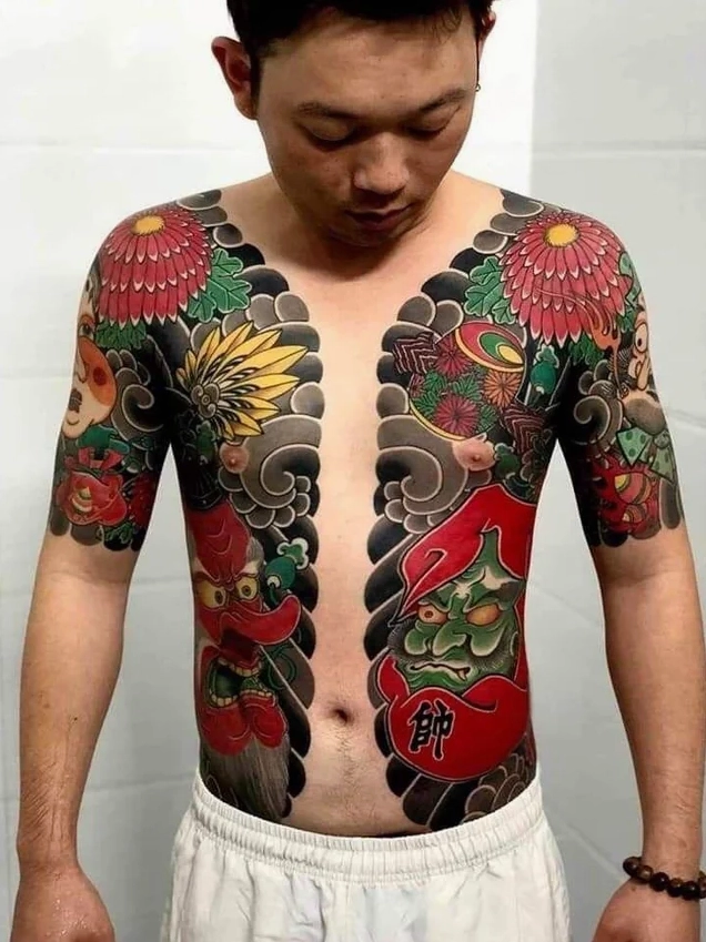 Hình xăm cá chép Koi Yakuza