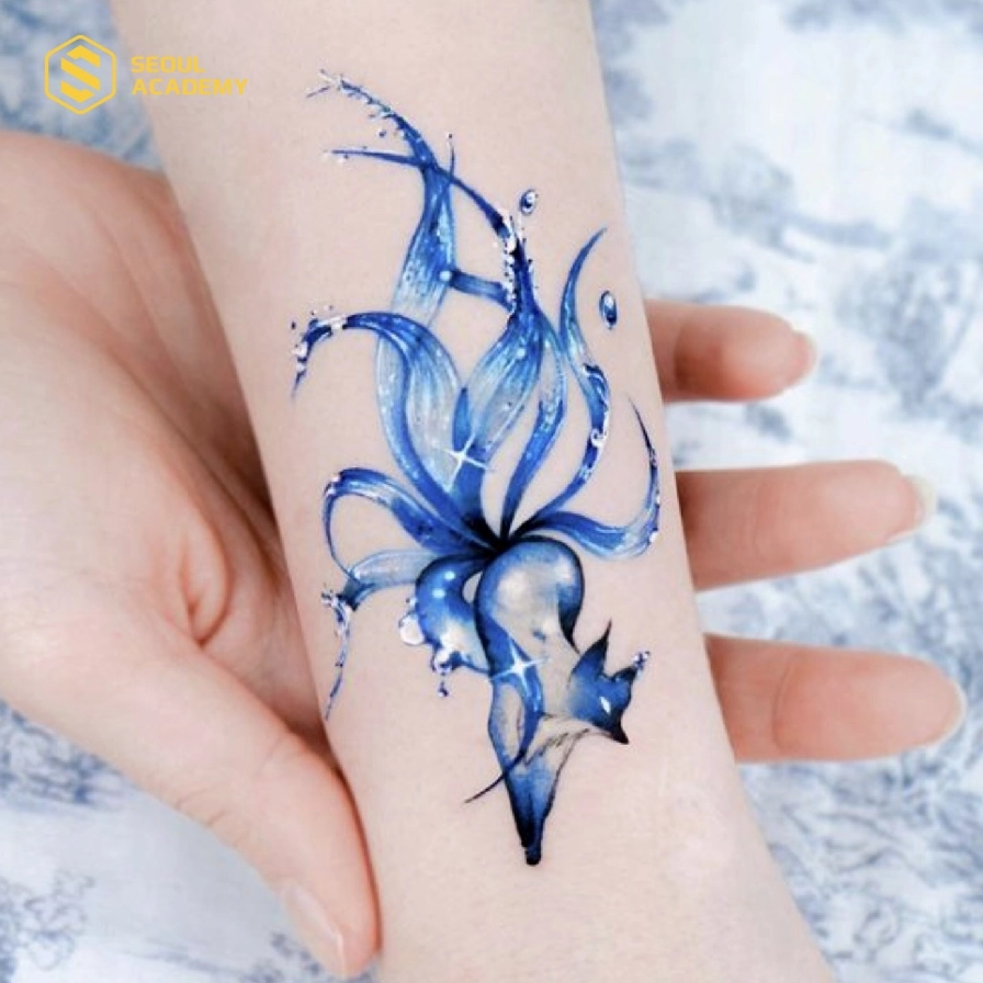 Hình xăm hồ ly kín lưng
