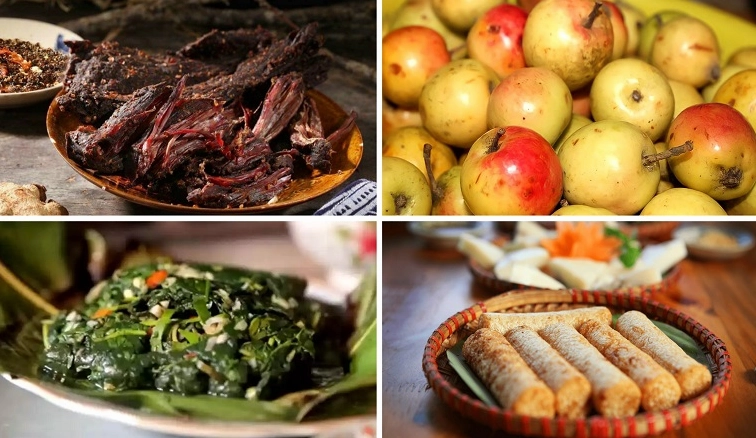 Đĩa mèn mén thơm lừng ăn cùng thịt kho
