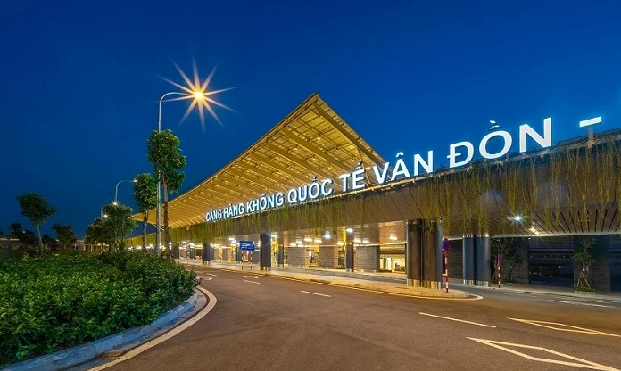 Không gian bên trong nhà ga Sân bay Quốc tế Vân Đồn